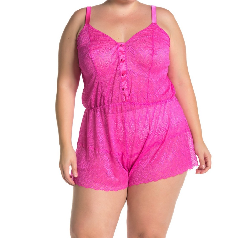 NWT Cosabella x Eloquii Ferrara Lace Teddy Plus XL - Picture 3 of 6